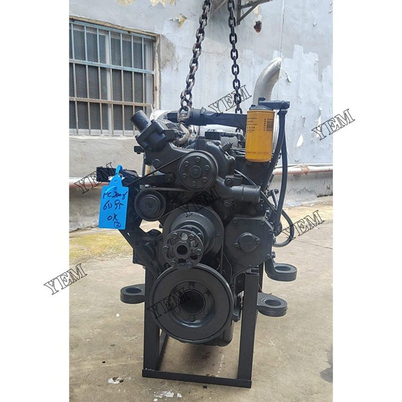 ISO9001 Durable Komatsu PC200-6 Engine , 6D95 6D95L Komatsu Excavator Parts